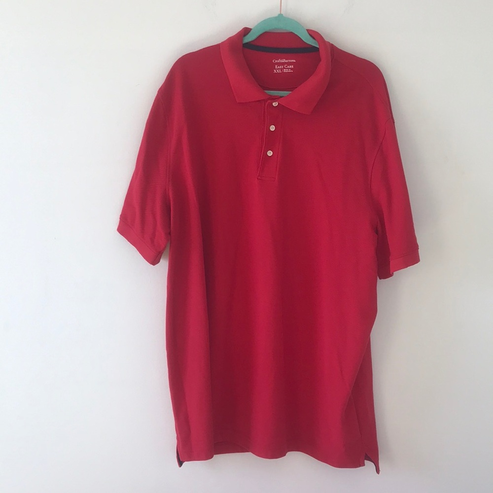 Croft & Barrow men’s‎ red short sleeve polo